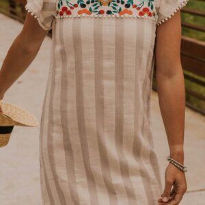 Roolee Embroidered Dress size S